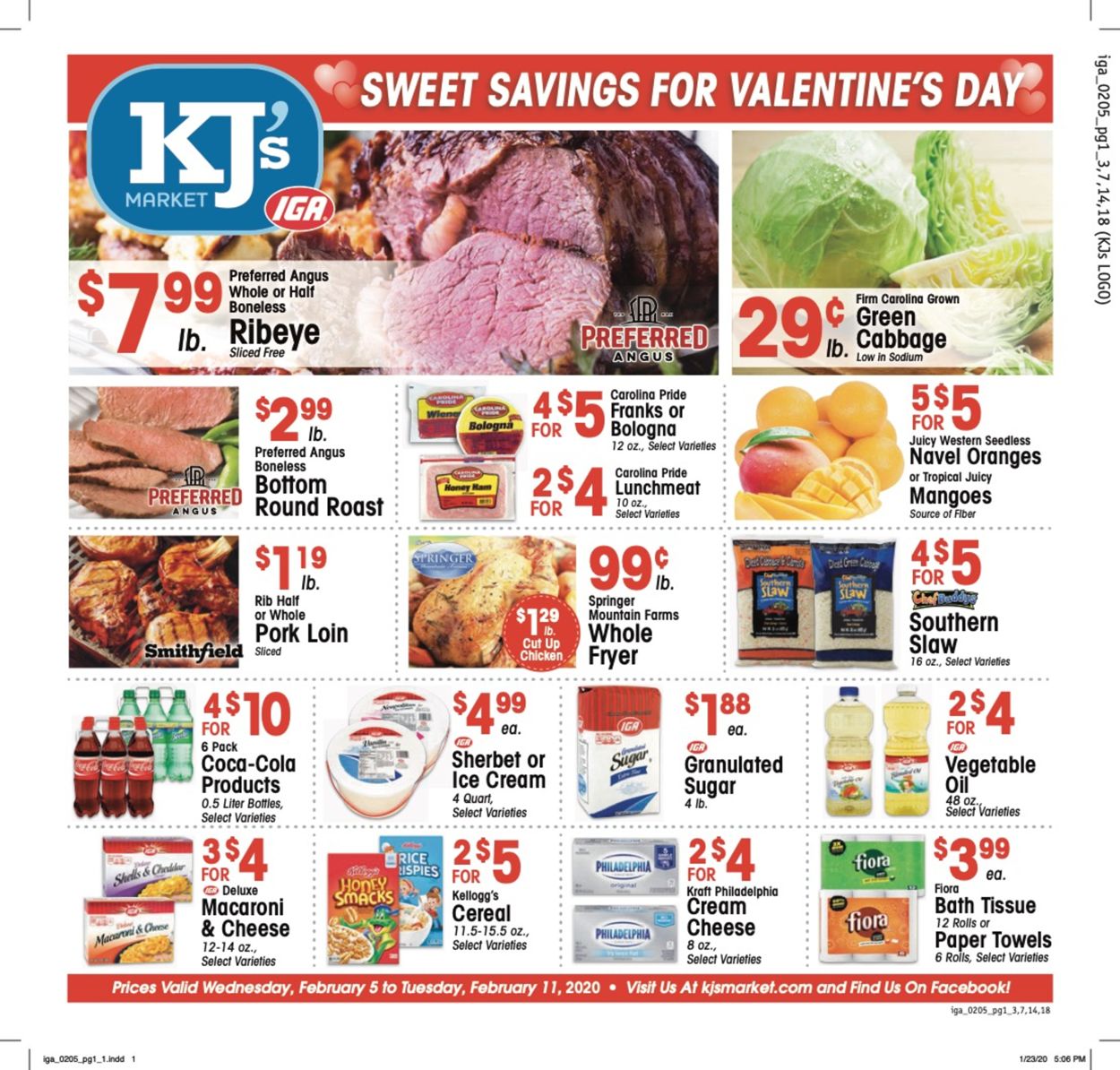 KJ´s Market Current weekly ad 02/05 - 02/11/2020 ...