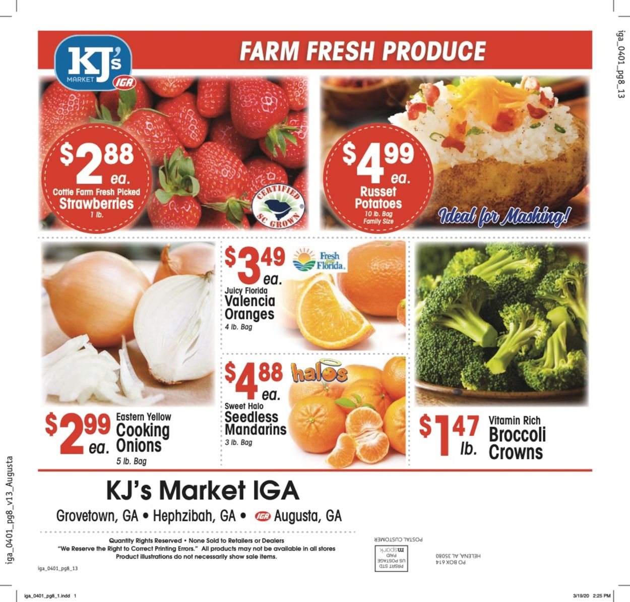 Catalogue KJ´s Market from 04/01/2020