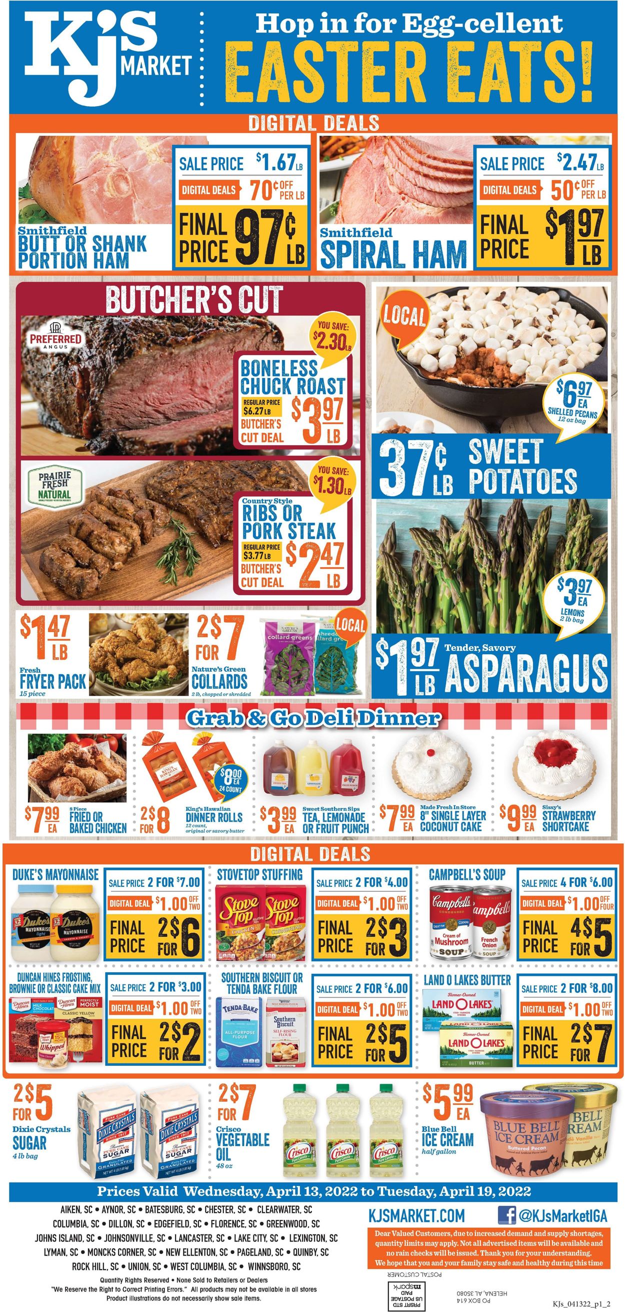 Catalogue KJ´s Market EASTER 2022 from 04/13/2022