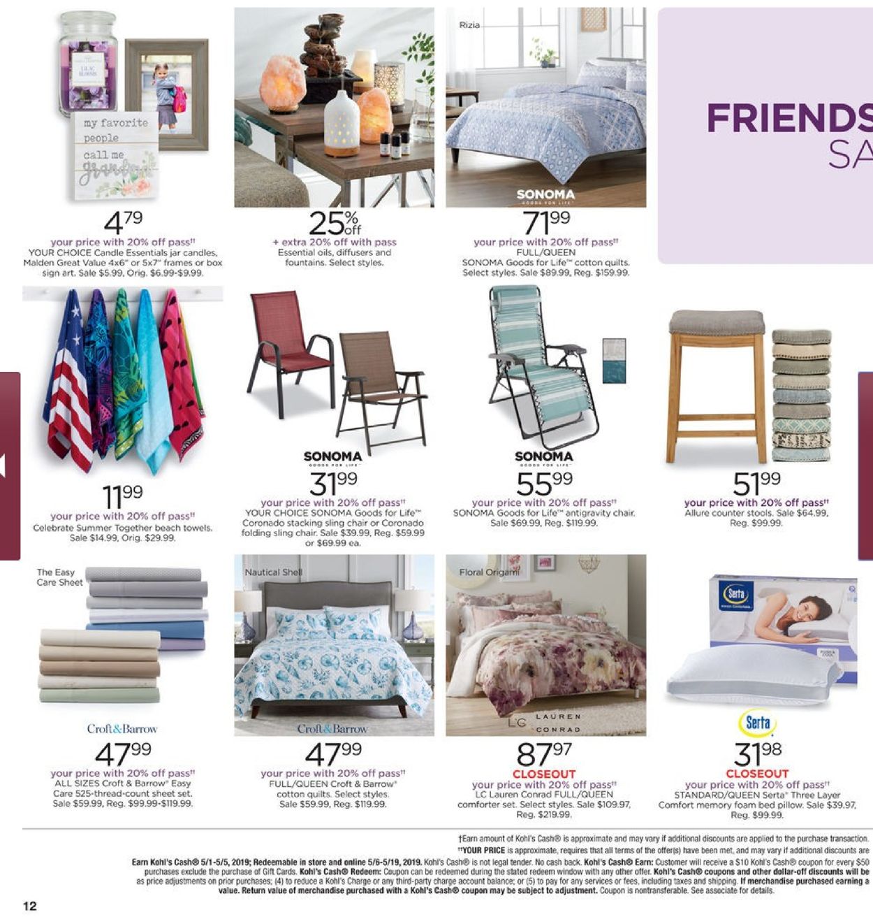 Catalogue Kohl's from 05/01/2019