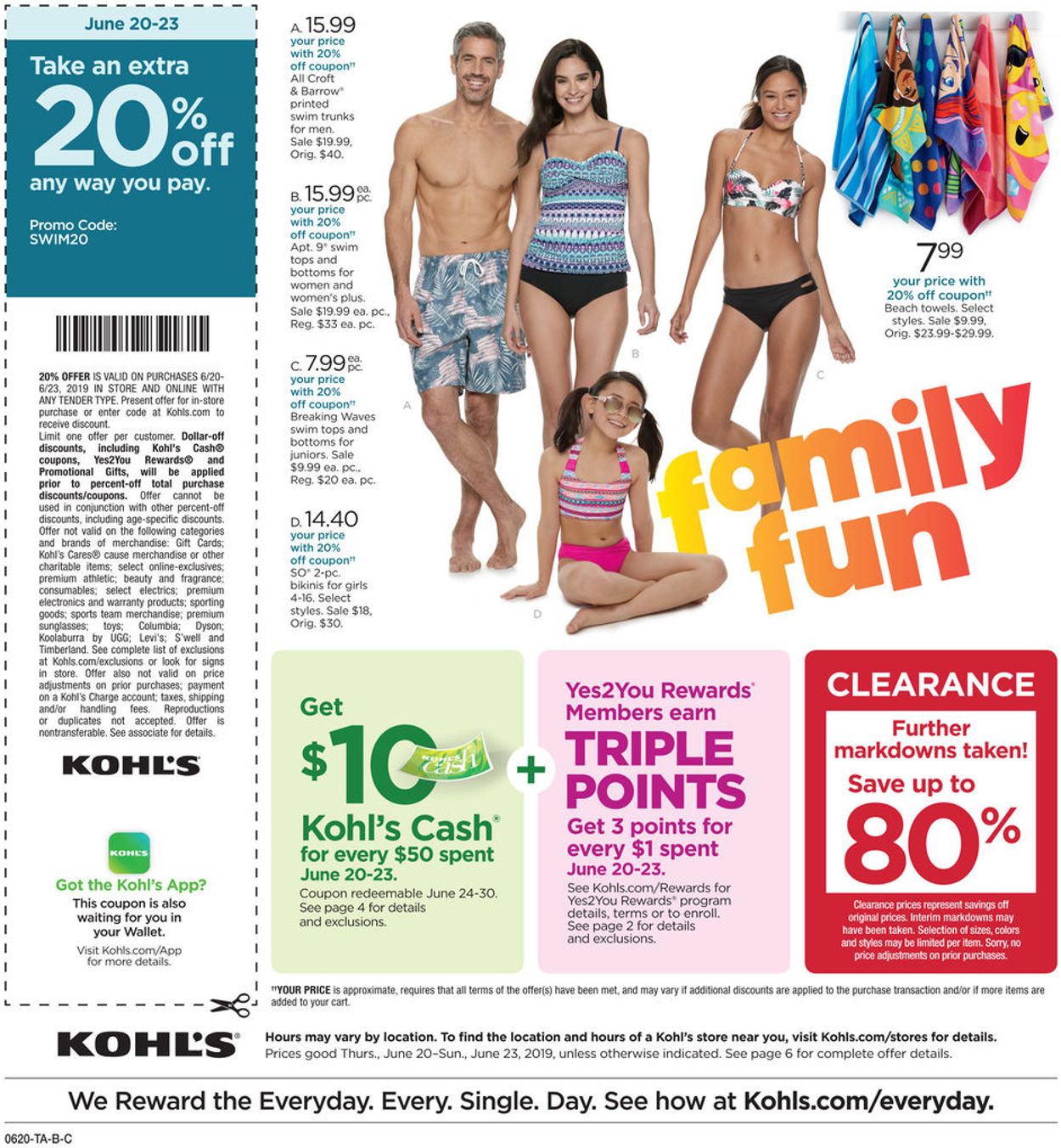 Catalogue Kohl's from 06/20/2019
