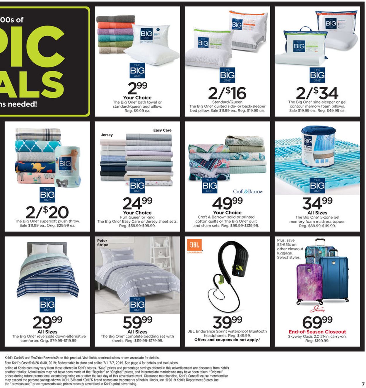 Catalogue Kohl's from 06/26/2019