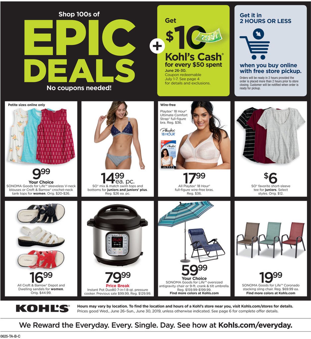 Catalogue Kohl's from 06/26/2019