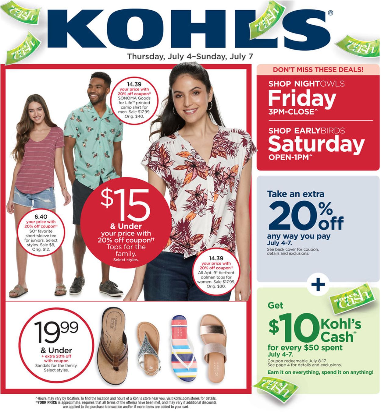 Kohl's Current weekly ad 07/04 07/07/2019