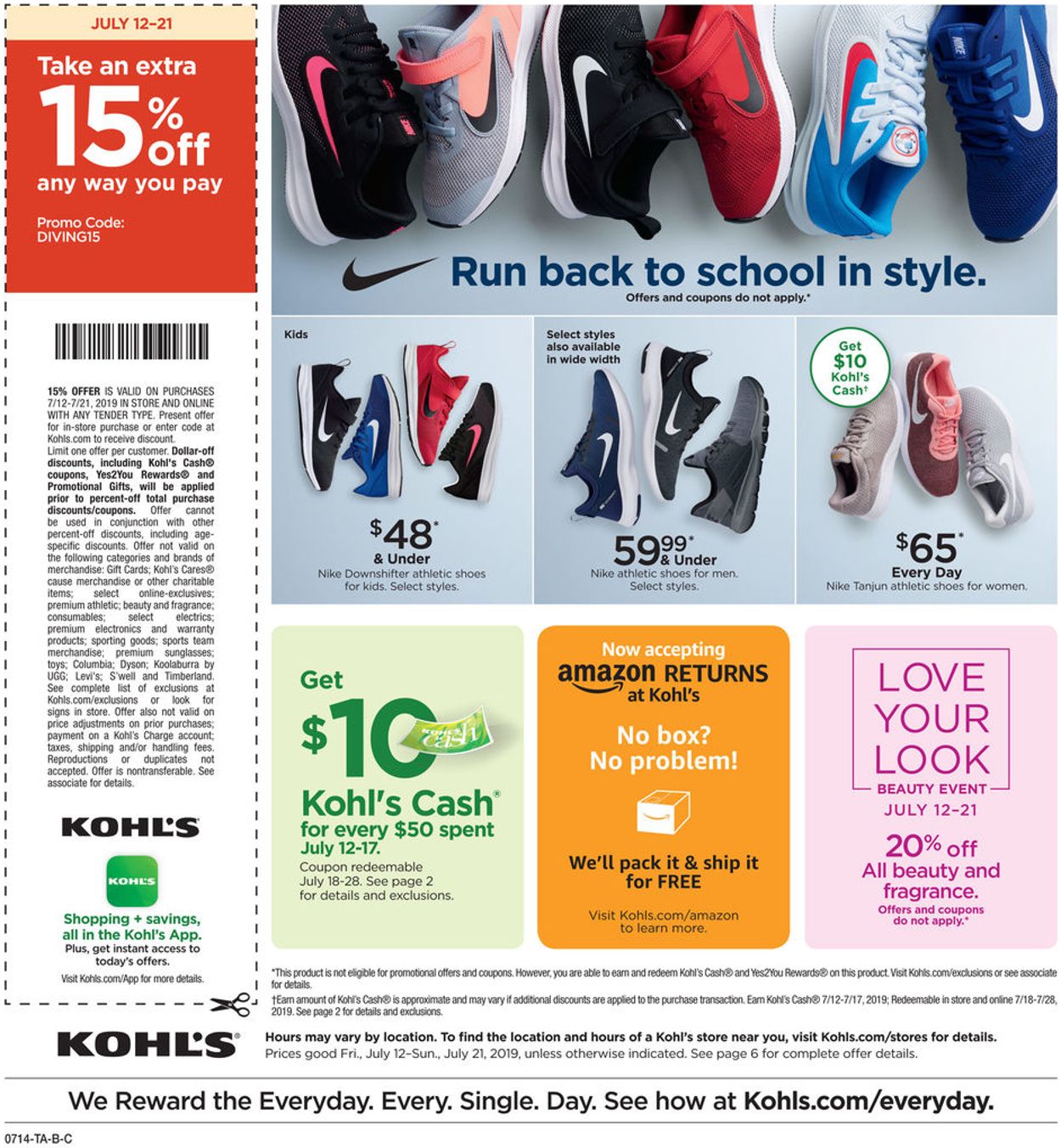 Catalogue Kohl's from 07/12/2019