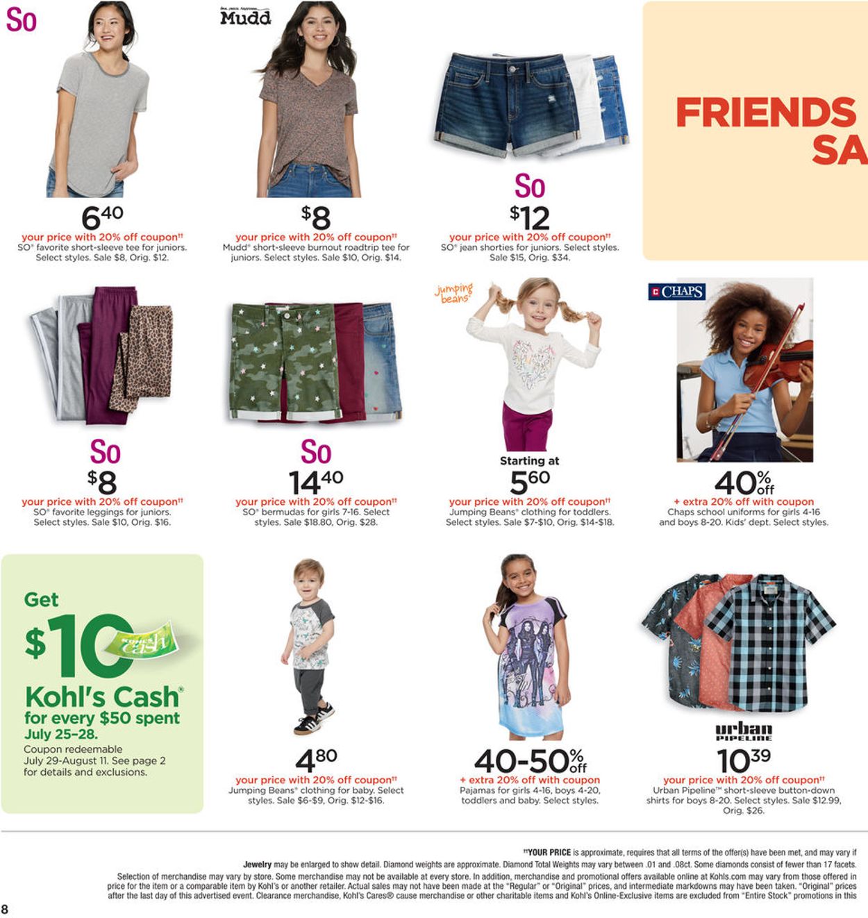 Catalogue Kohl's from 07/25/2019