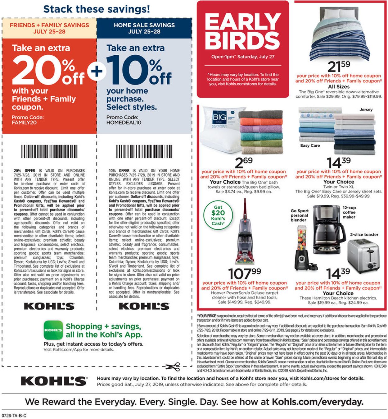Catalogue Kohl's from 07/27/2019