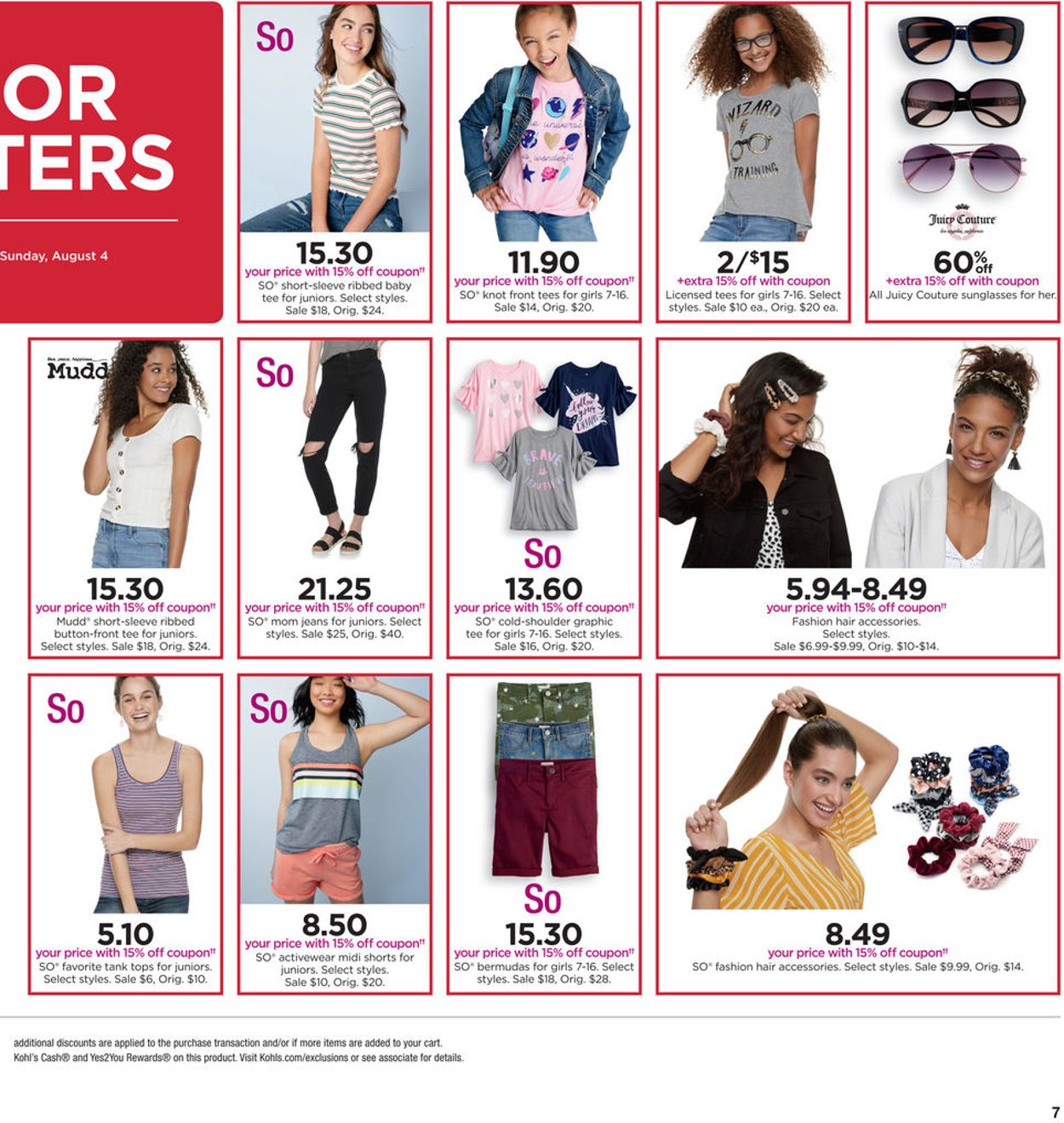 Catalogue Kohl's from 08/02/2019