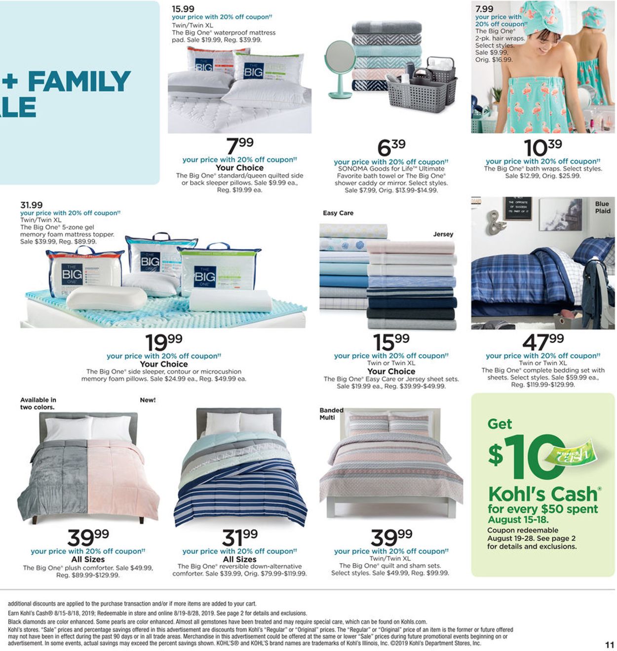 Catalogue Kohl's from 08/15/2019