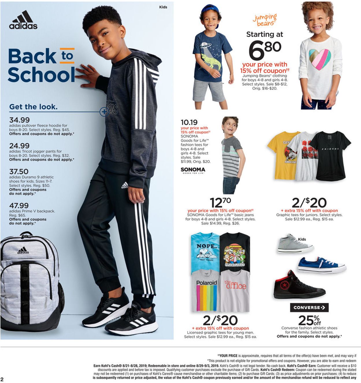 Catalogue Kohl's from 08/21/2019