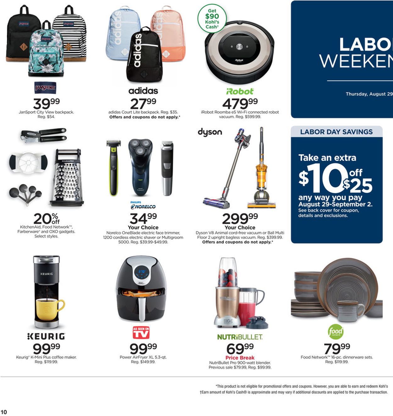 Catalogue Kohl's from 08/29/2019