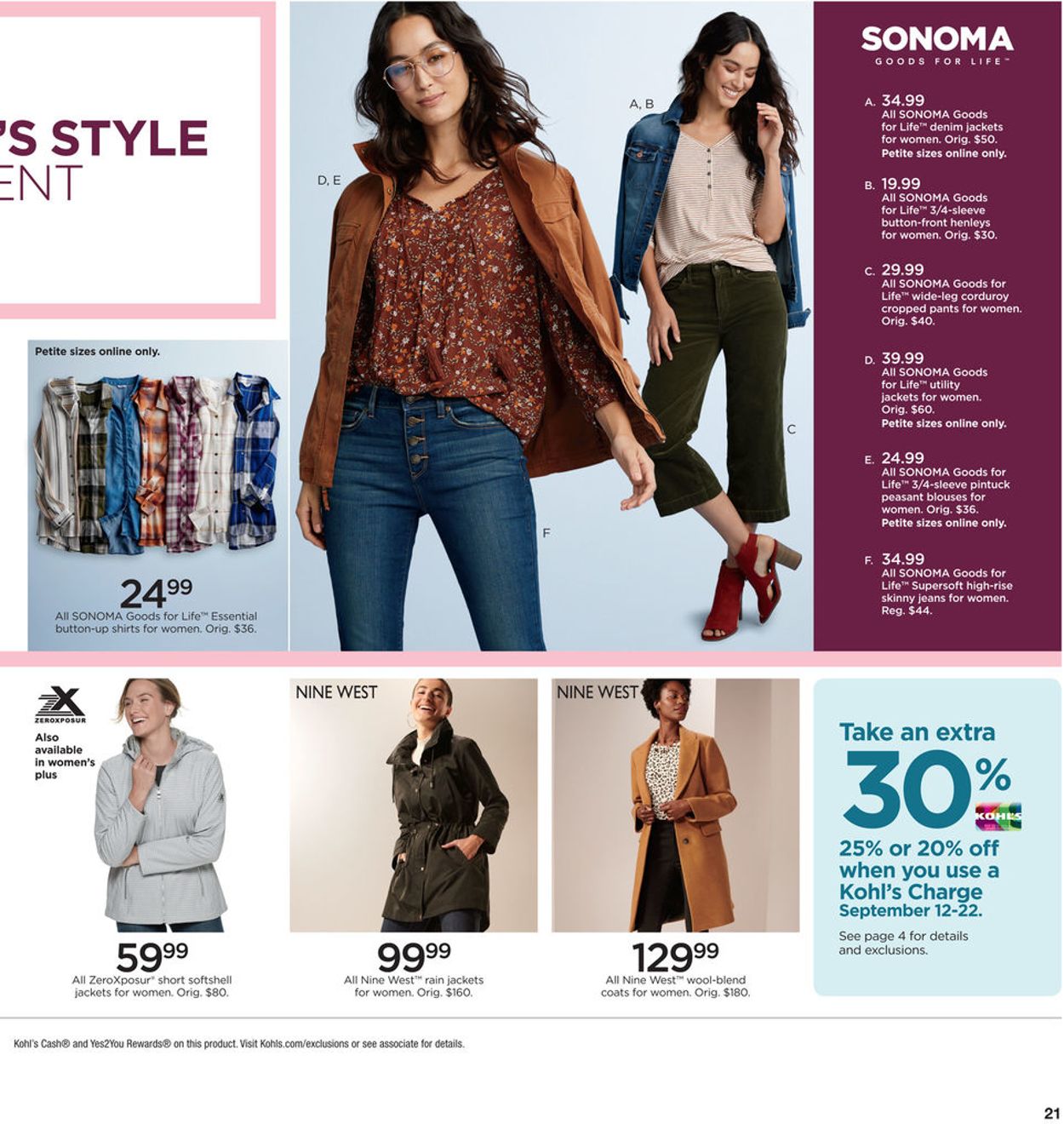 Kohl's Current weekly ad 09/12 - 09/22/2019 [21] - frequent-ads.com