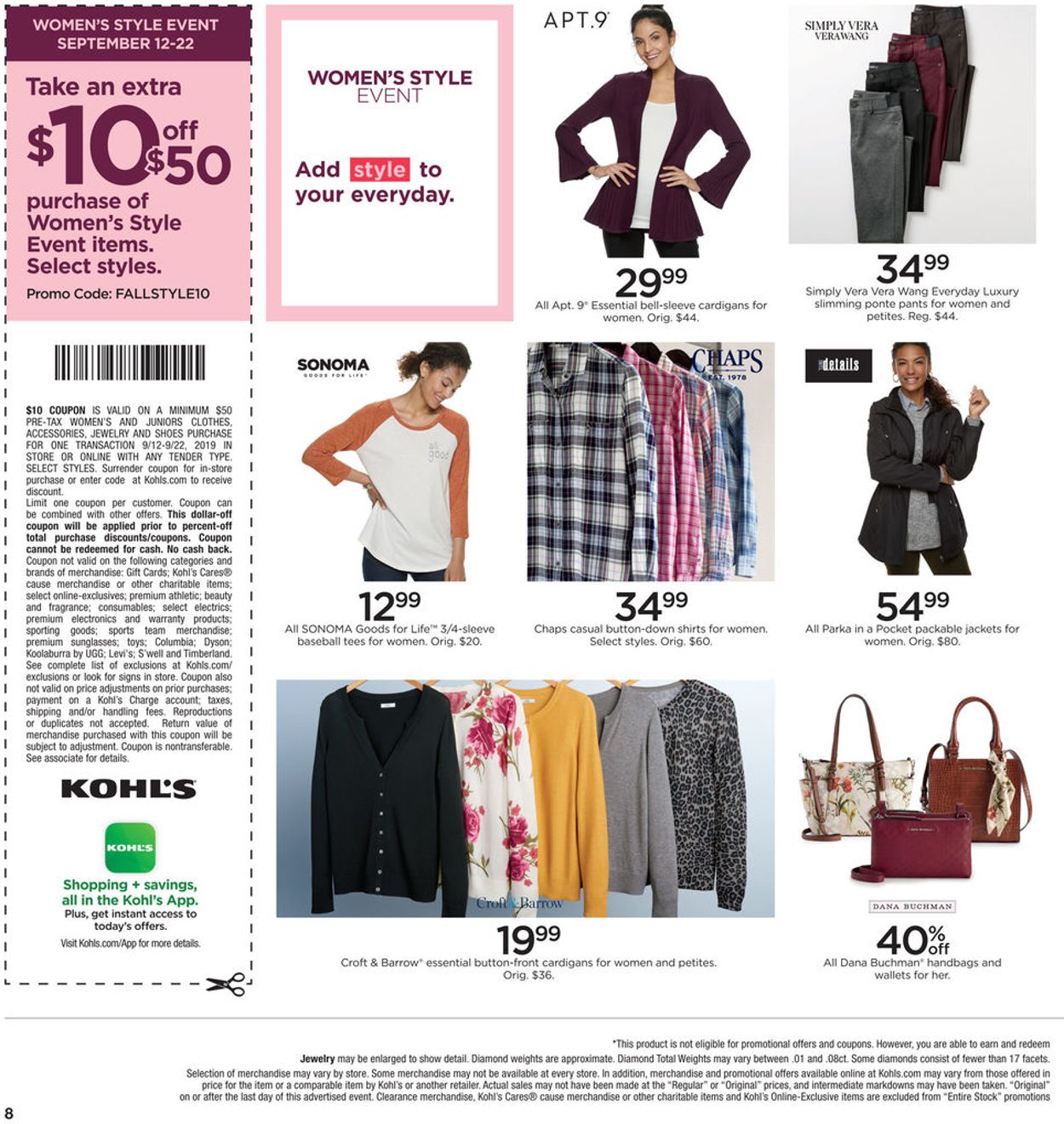 Catalogue Kohl's from 09/19/2019