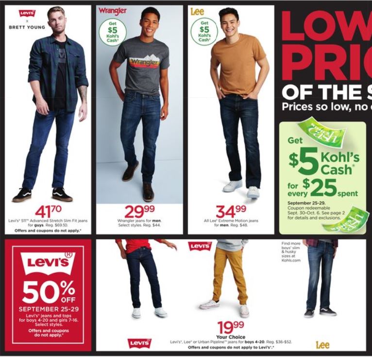 Catalogue Kohl's from 09/25/2019