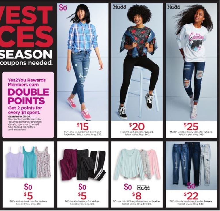 Catalogue Kohl's from 09/25/2019