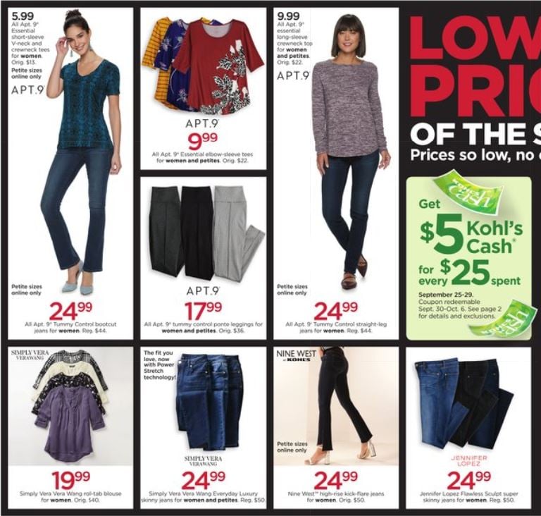 Catalogue Kohl's from 09/25/2019