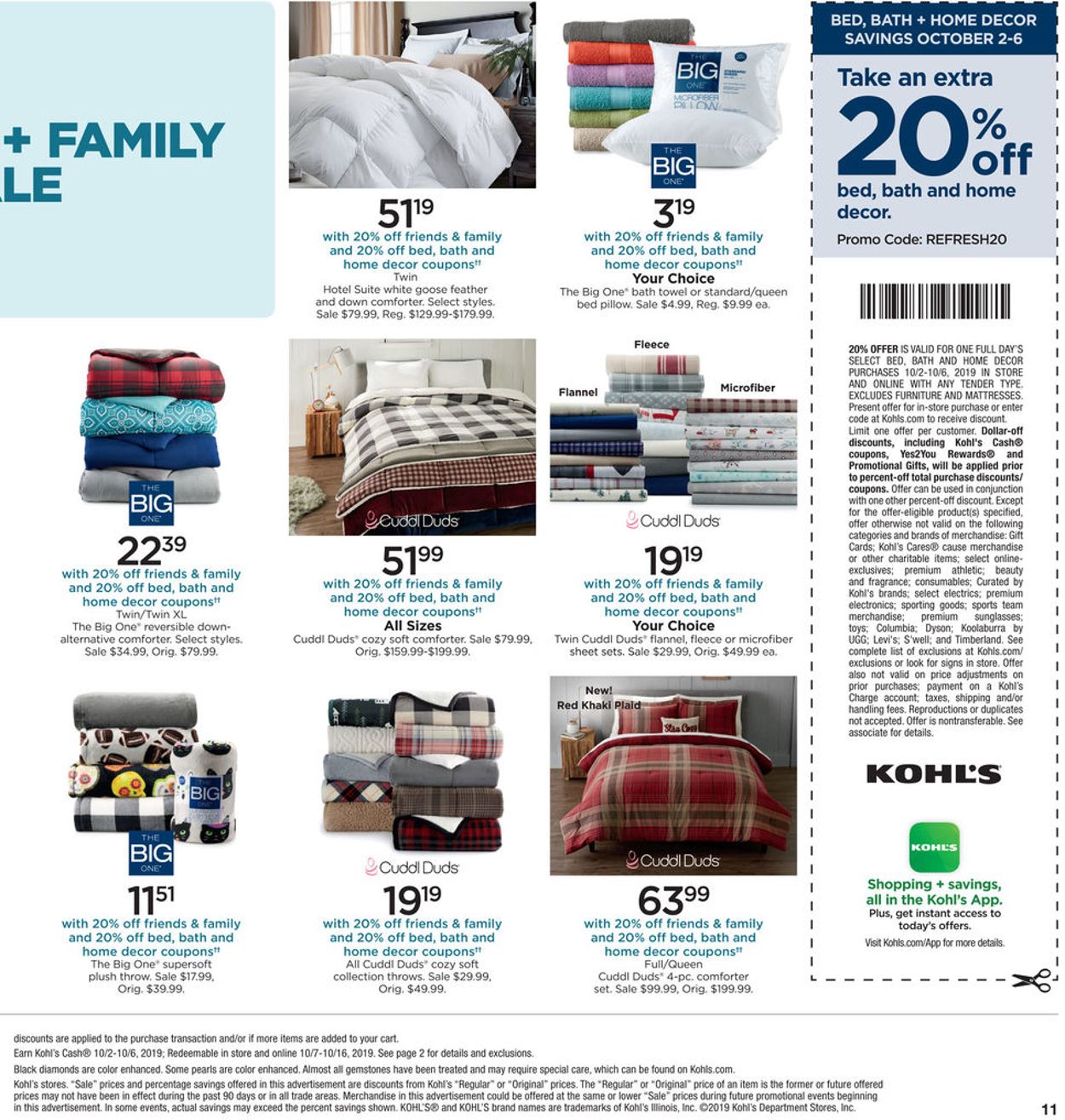 Catalogue Kohl's from 10/02/2019