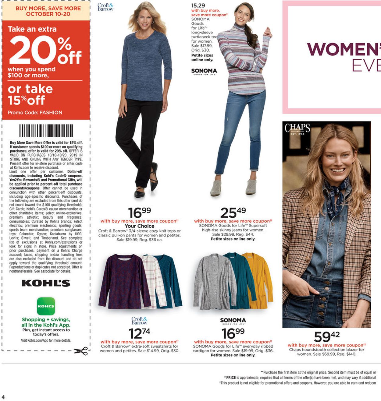 Catalogue Kohl's from 10/18/2019
