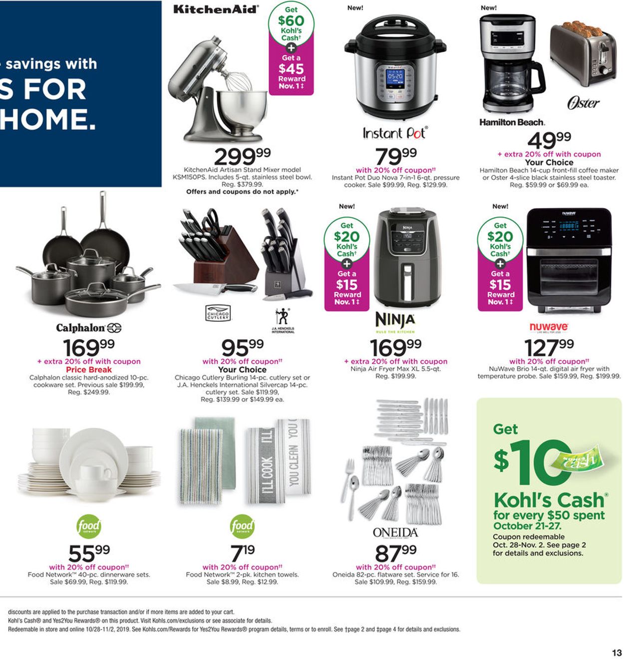 Catalogue Kohl's from 10/24/2019