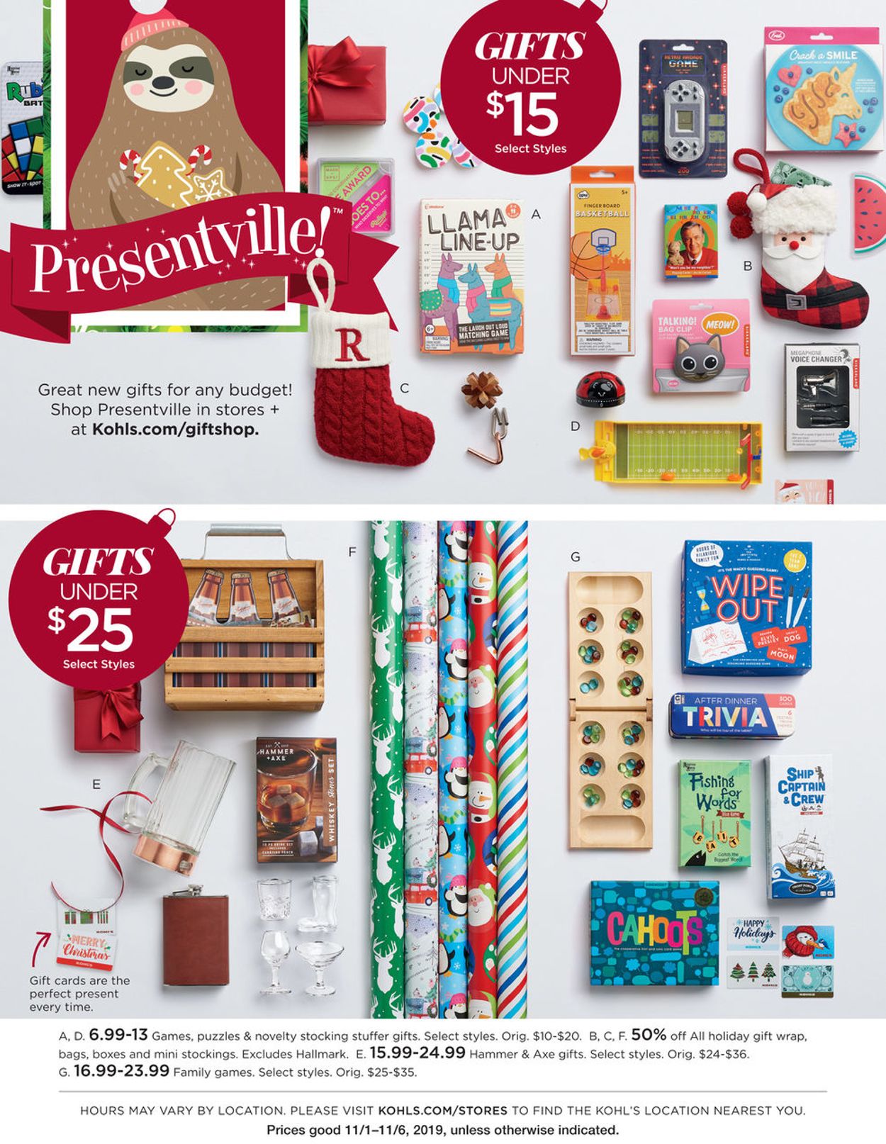 Catalogue Kohl's from 11/01/2019