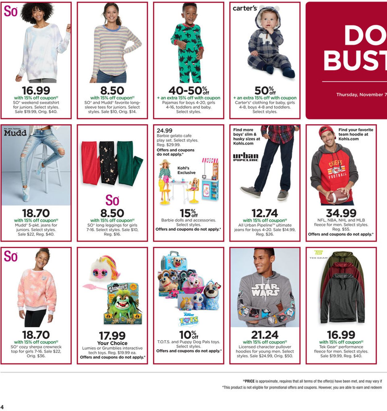 Catalogue Kohl's from 11/07/2019