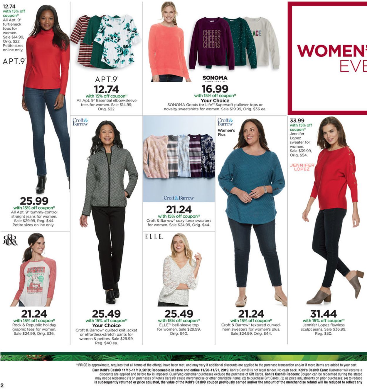 Catalogue Kohl's from 11/15/2019