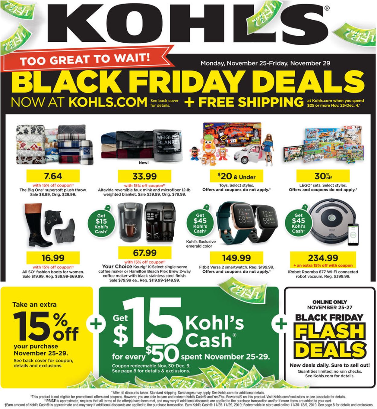 Catalogue Kohl's - Black Friday Ad 2019 from 11/25/2019