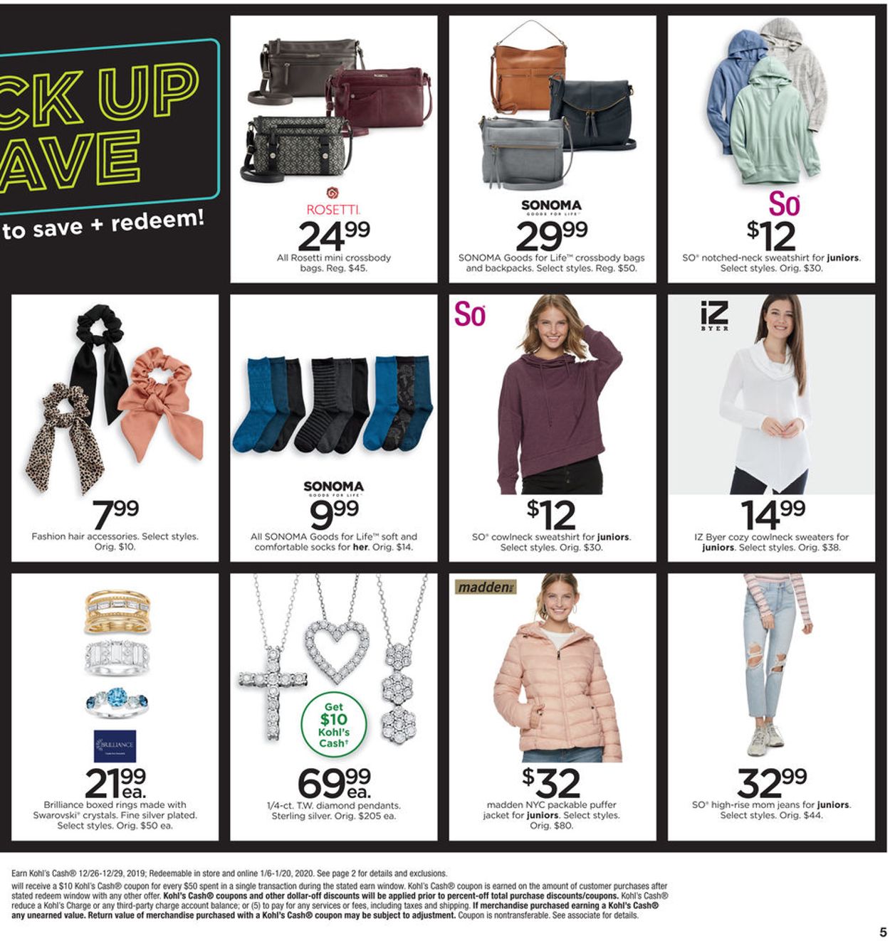 Catalogue Kohl's from 12/26/2019