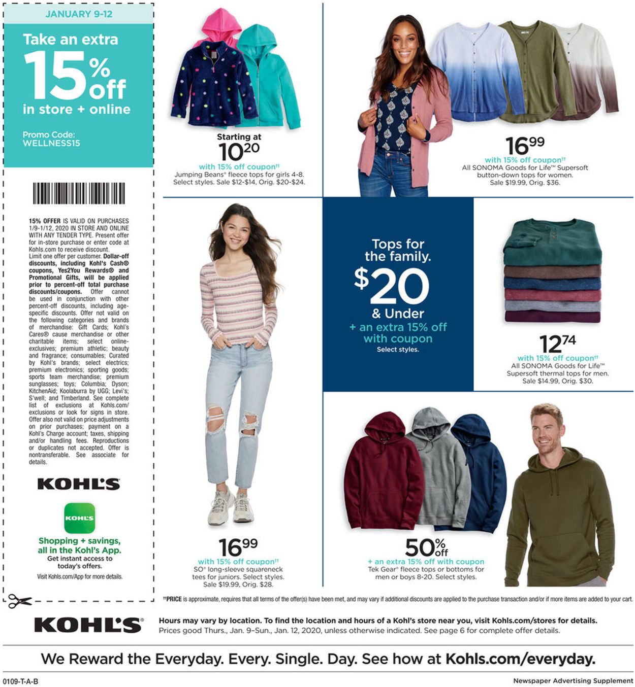 Catalogue Kohl's from 01/09/2020