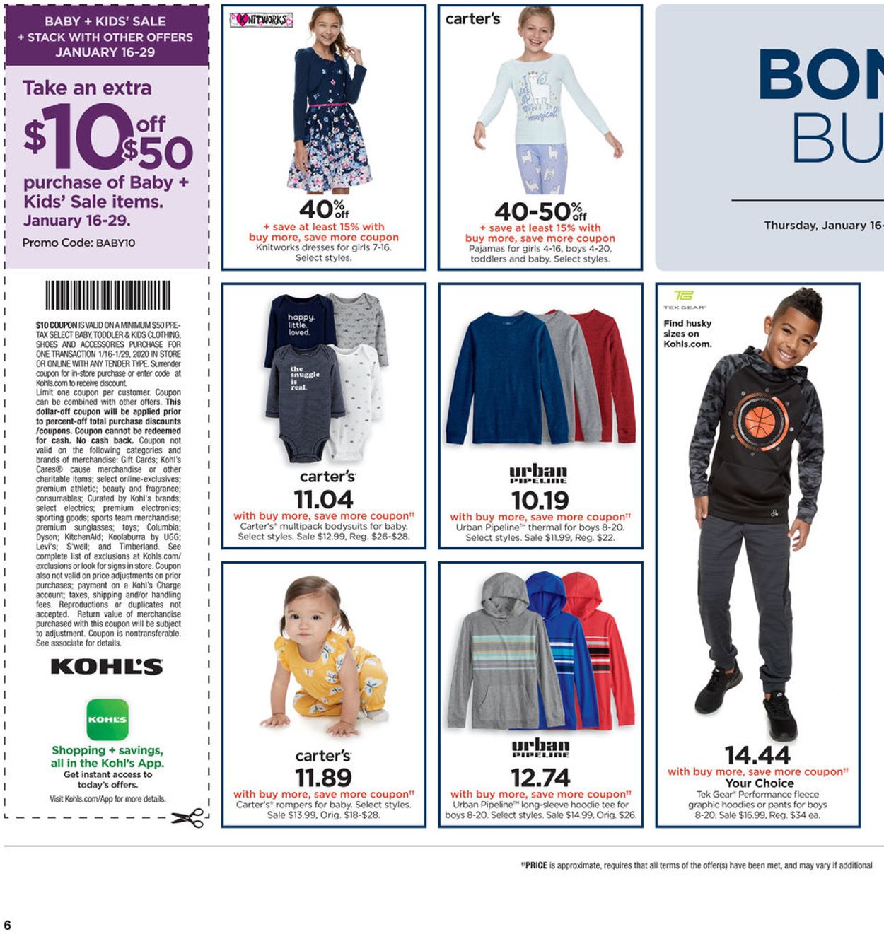 Catalogue Kohl's from 01/16/2020
