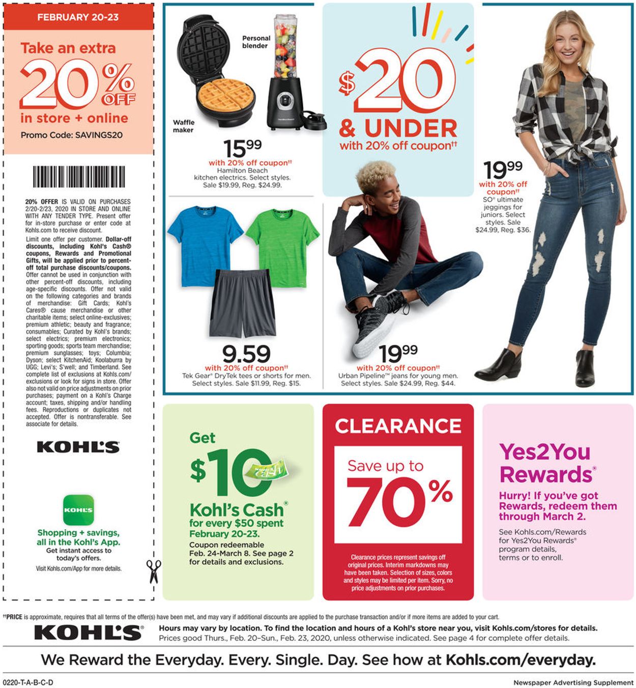 Catalogue Kohl's from 02/20/2020