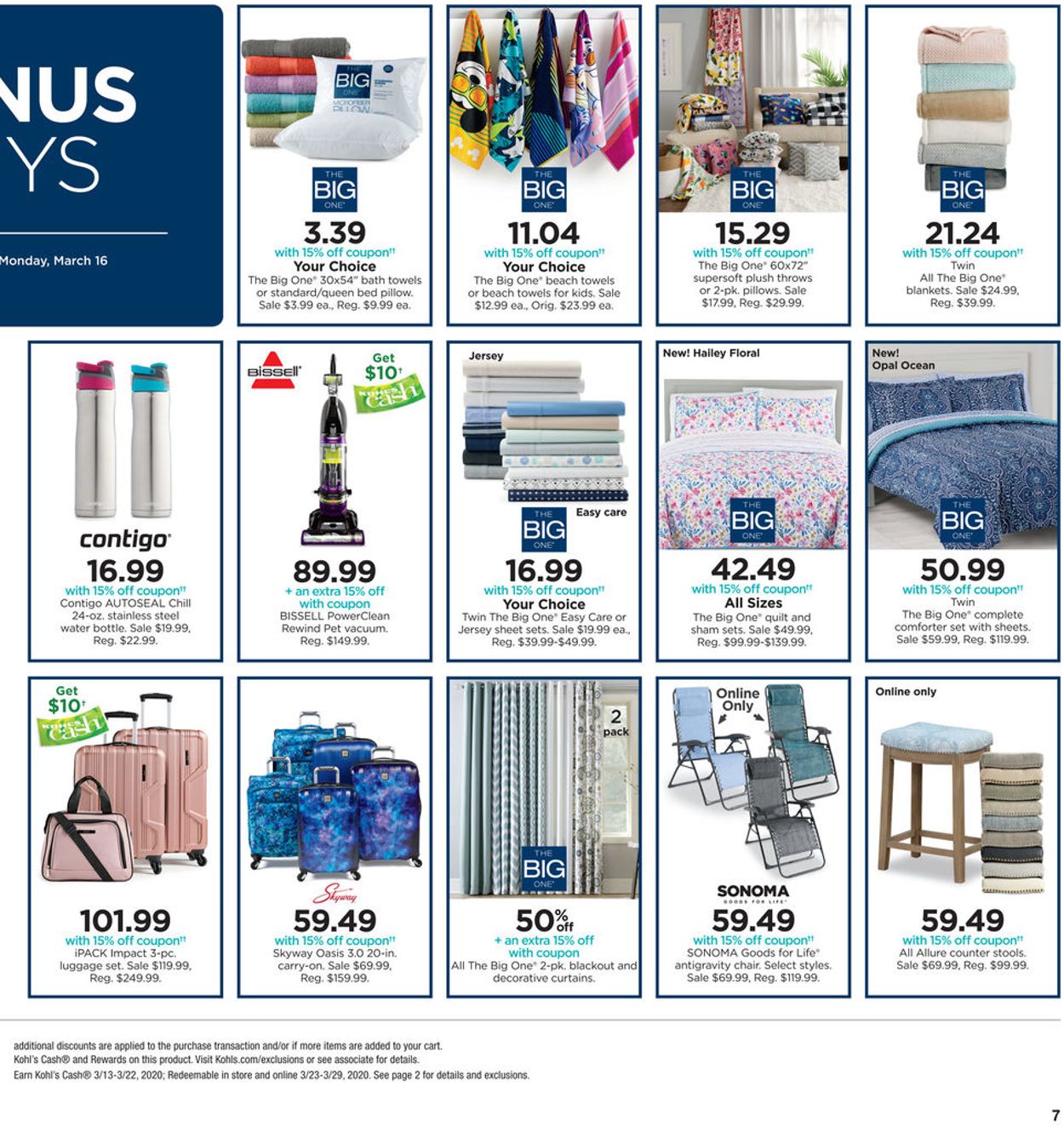 Catalogue Kohl's from 03/13/2020