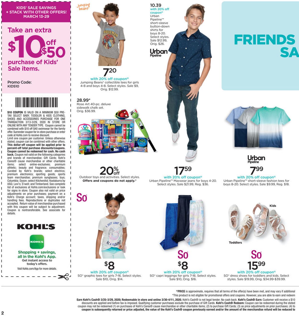 Catalogue Kohl's from 03/25/2020