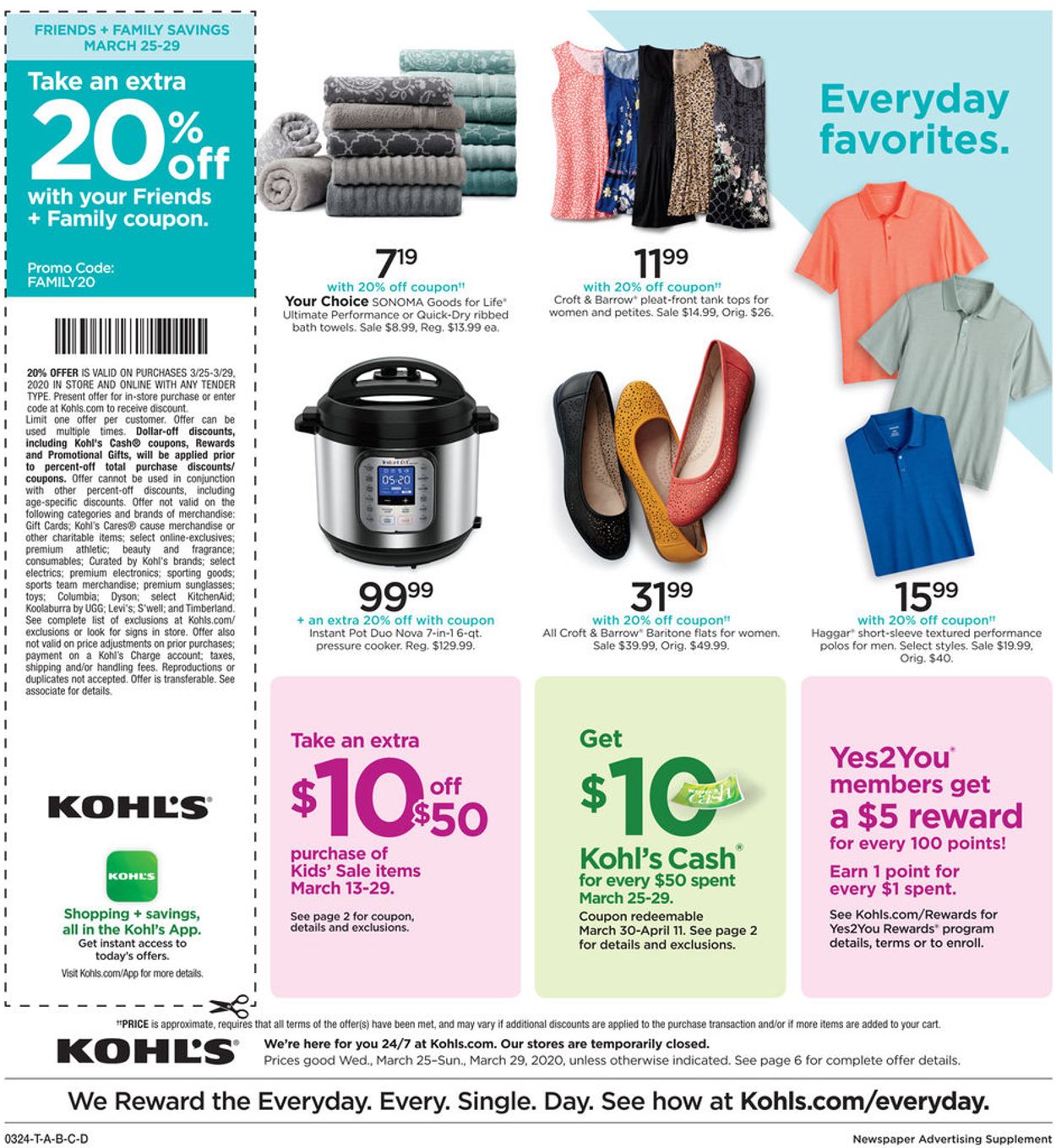Kohl's Current weekly ad 03/25 - 03/29/2020 [8] - frequent-ads.com