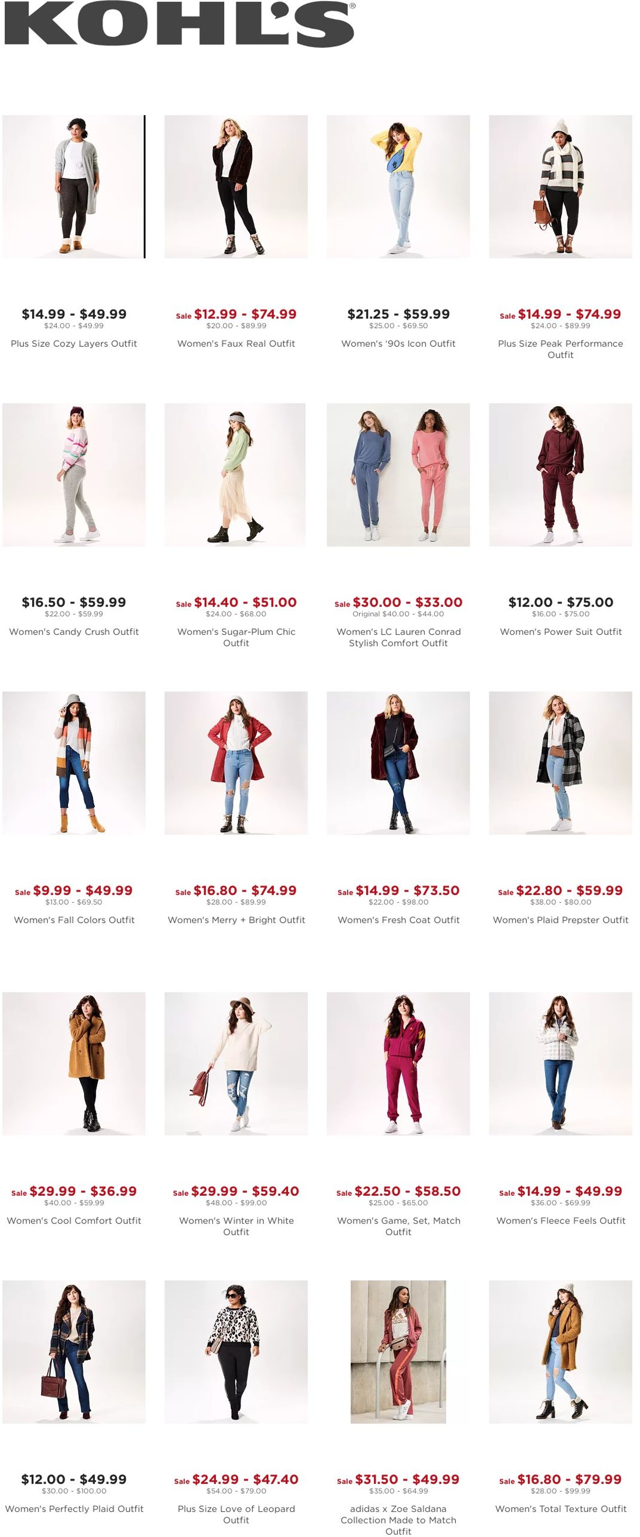 Catalogue Kohl's from 12/09/2020