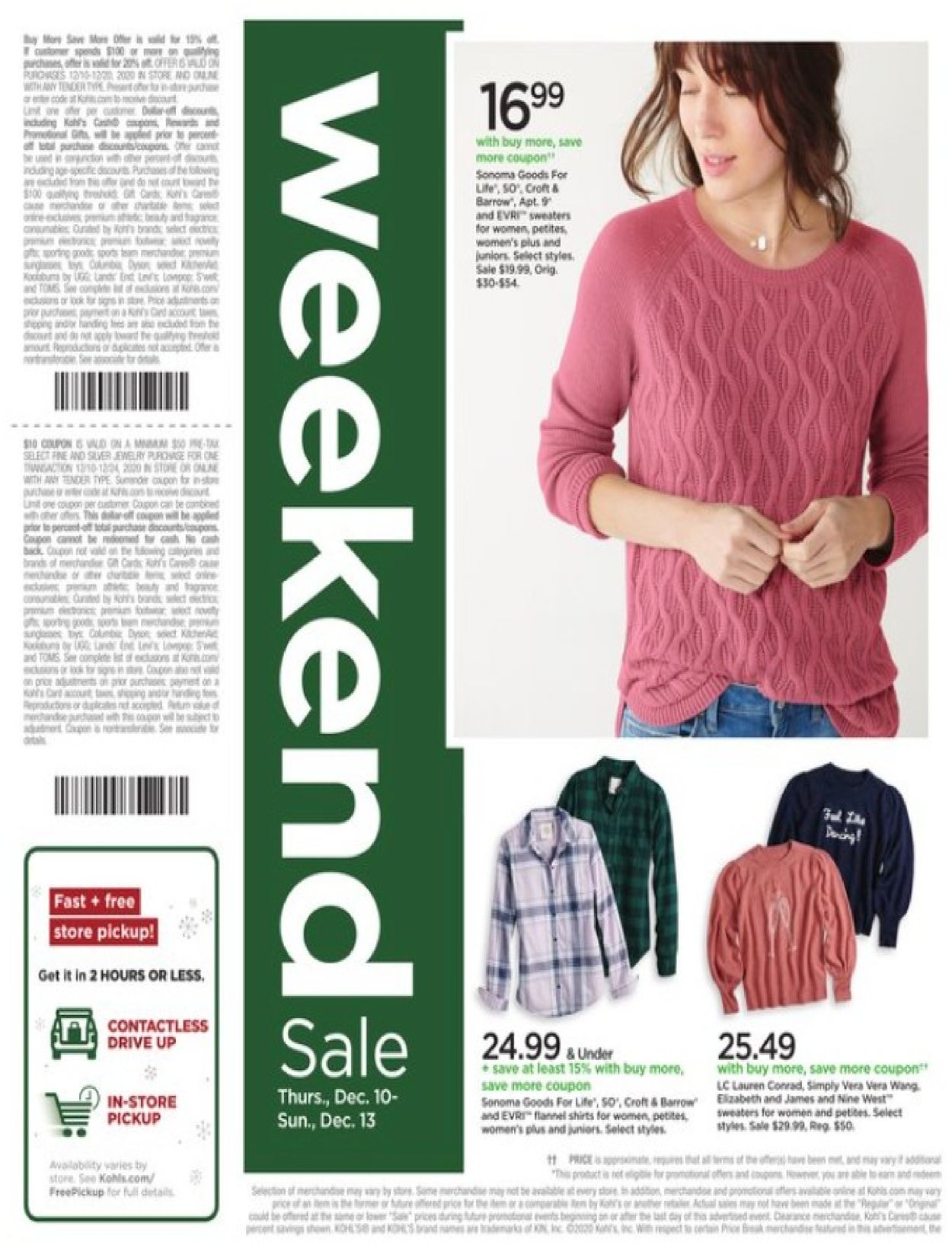 Catalogue Kohl's from 12/10/2020