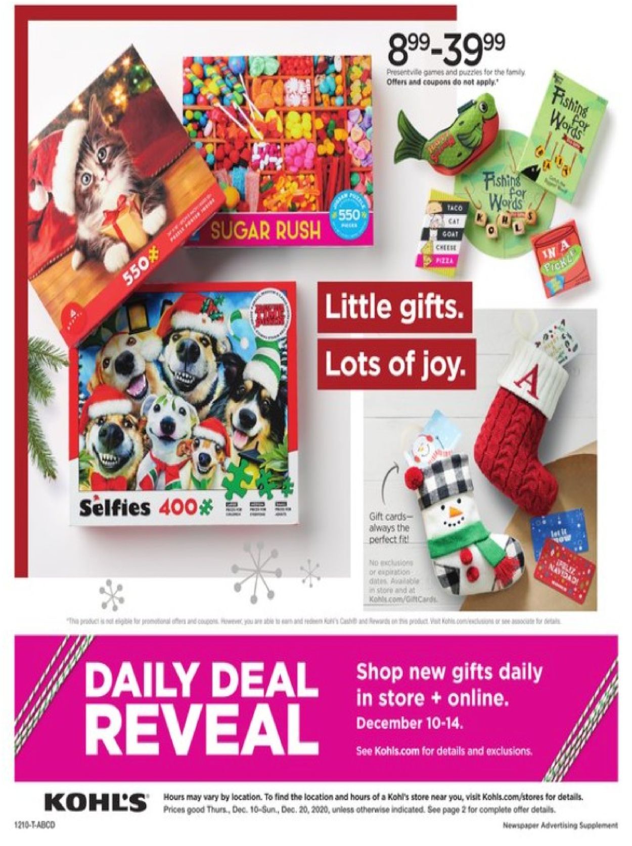 Catalogue Kohl's from 12/10/2020
