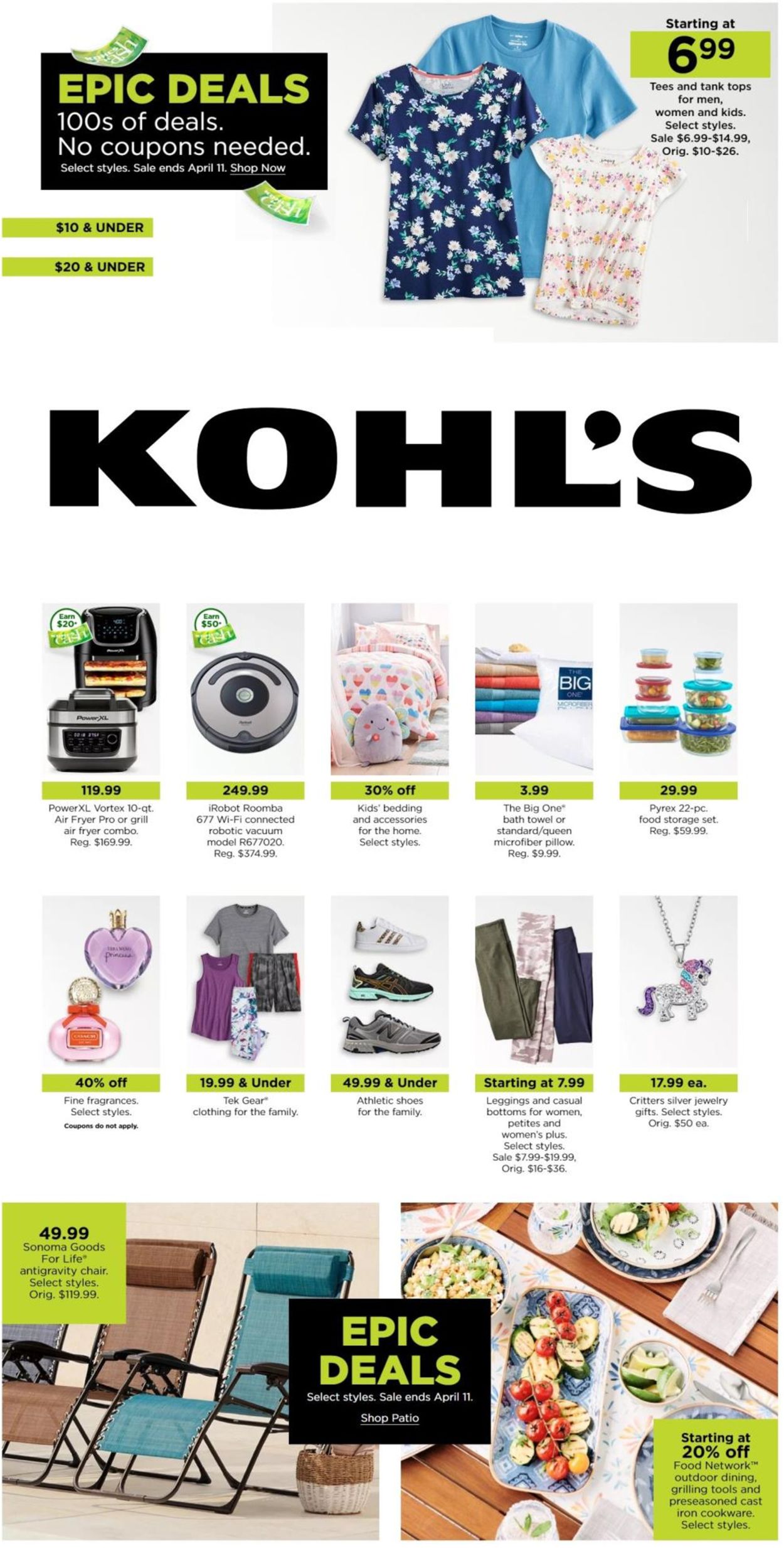 Catalogue Kohl's from 04/08/2021