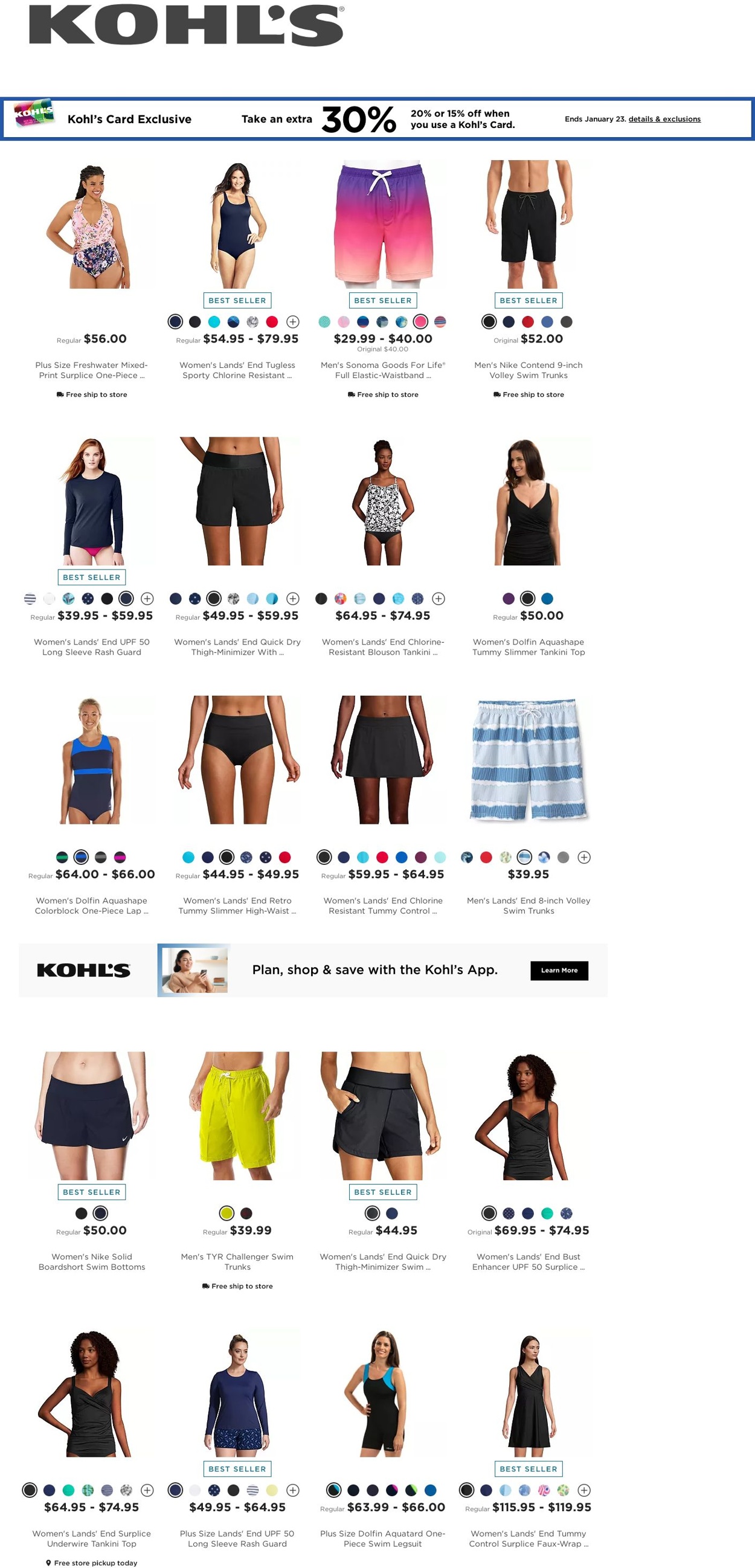Catalogue Kohl's from 01/19/2022