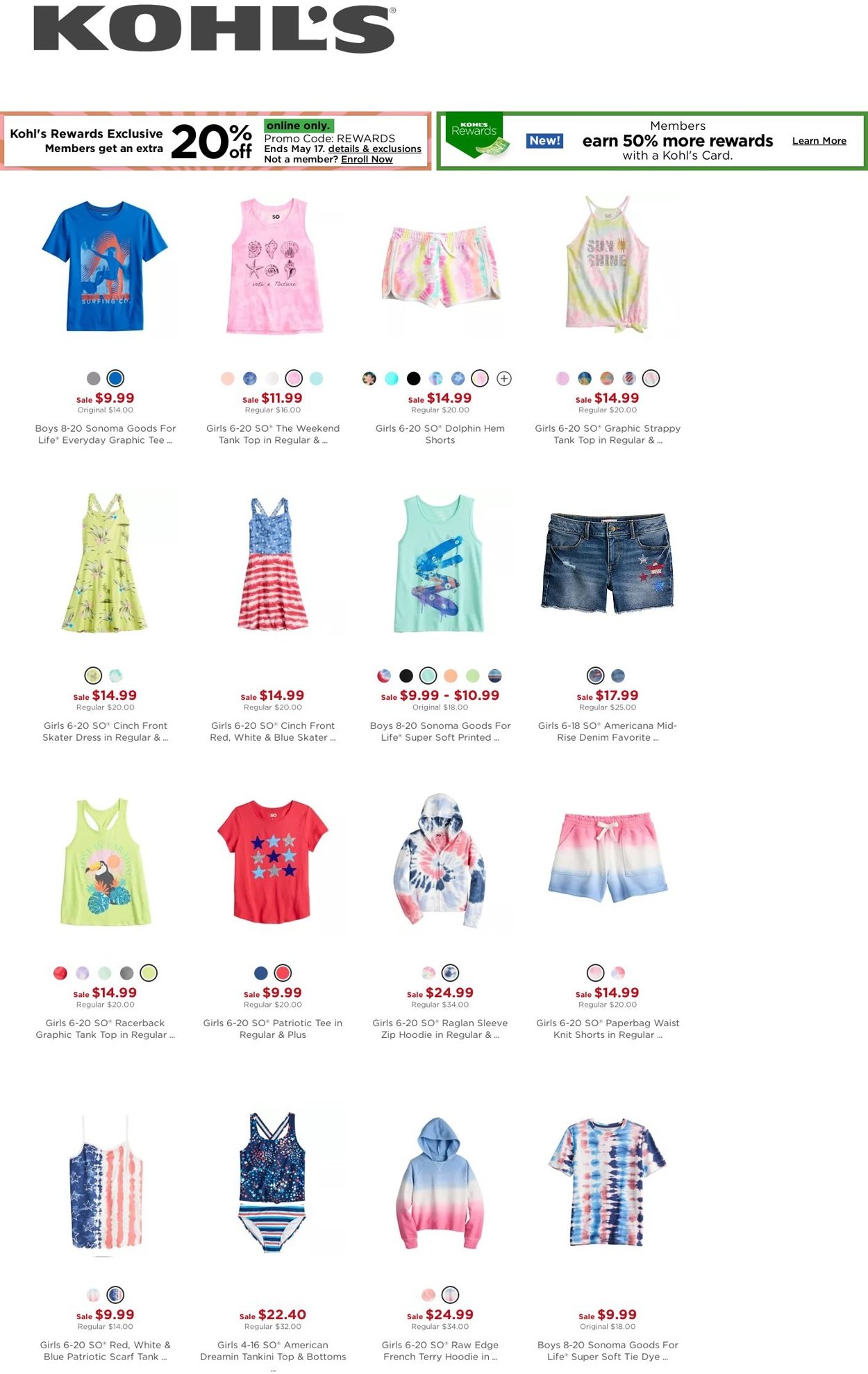 Catalogue Kohl's from 05/18/2022