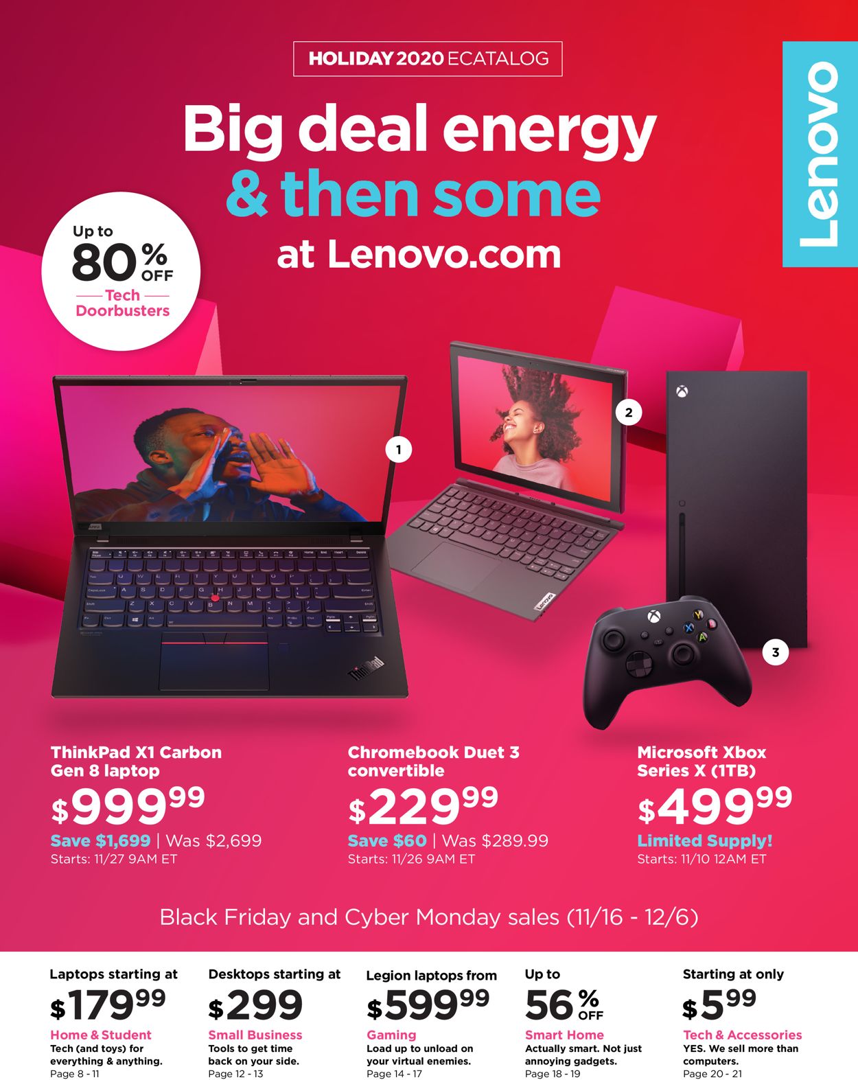 Lenovo Holiday 2020 Current weekly ad 12/30 01/05/2021