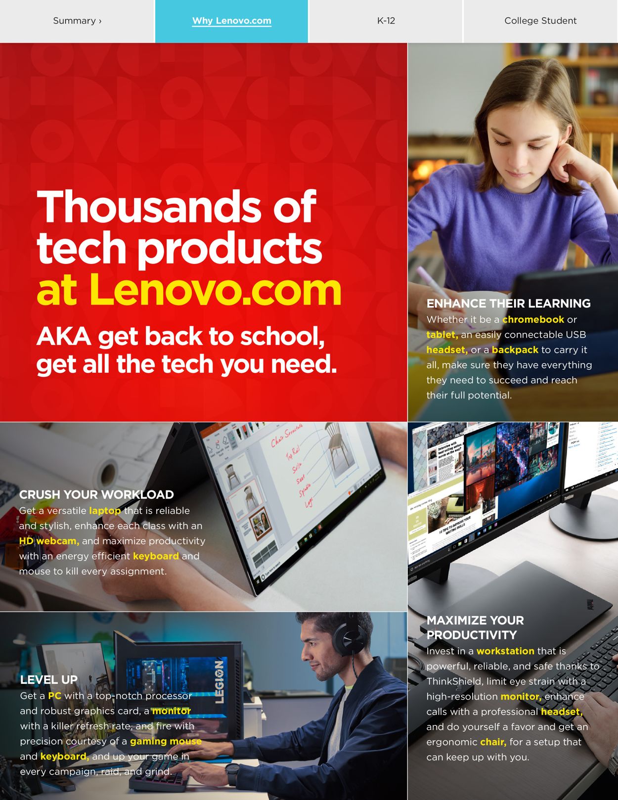 Catalogue Lenovo from 07/19/2021