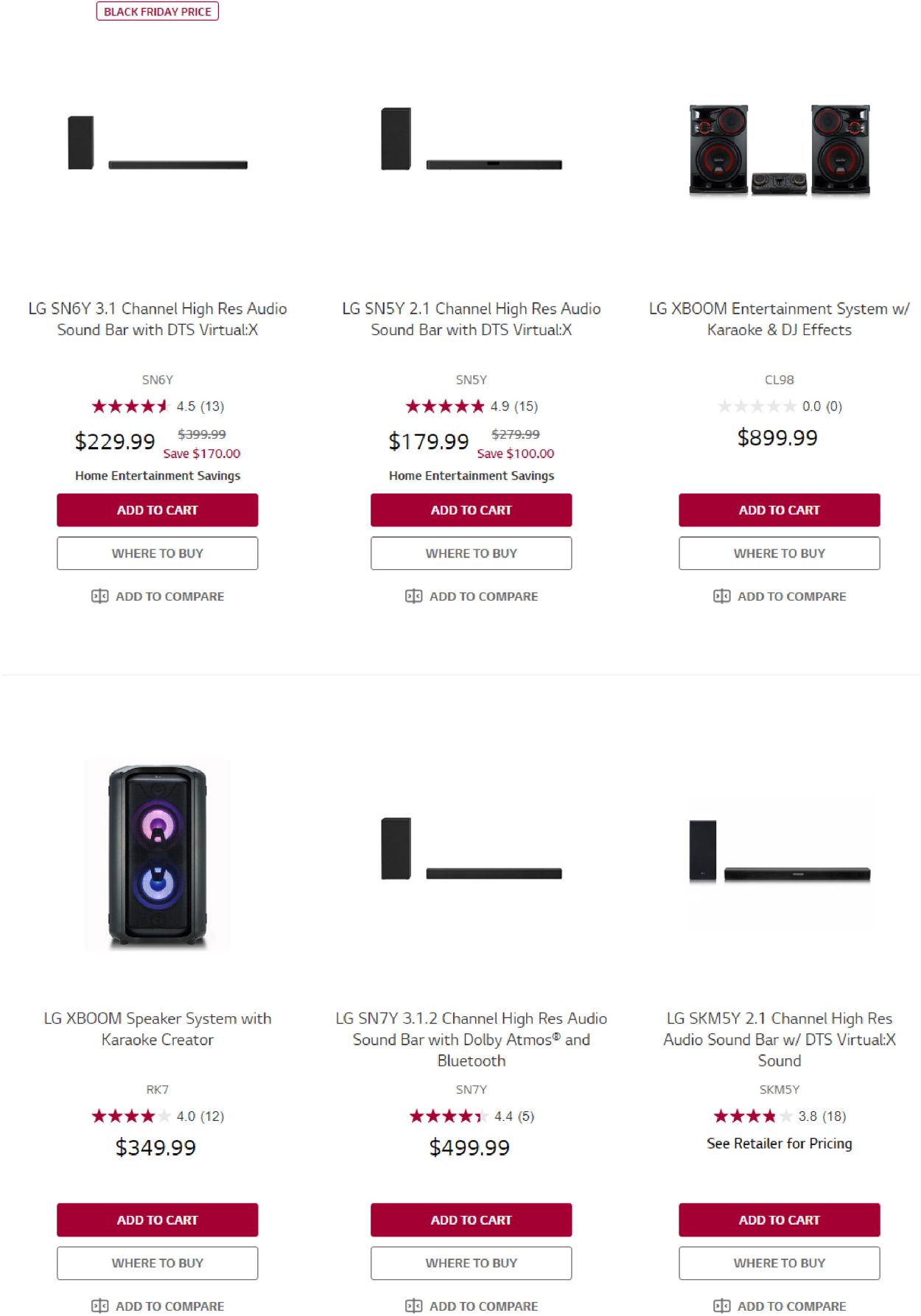 Catalogue LG Black Friday 2020 from 11/13/2020