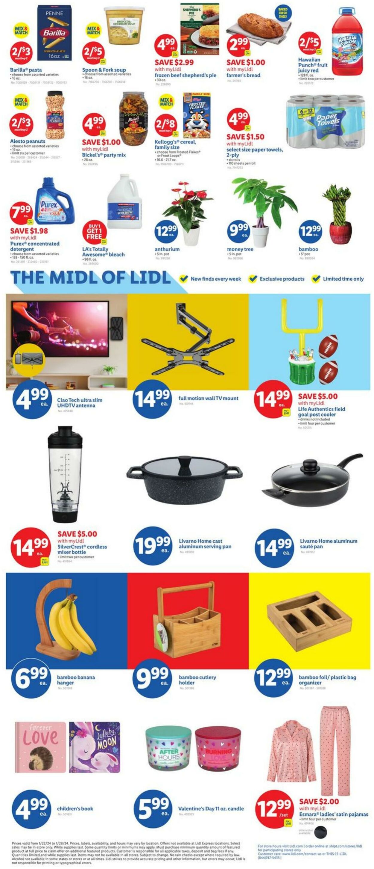 Catalogue Lidl from 01/22/2025