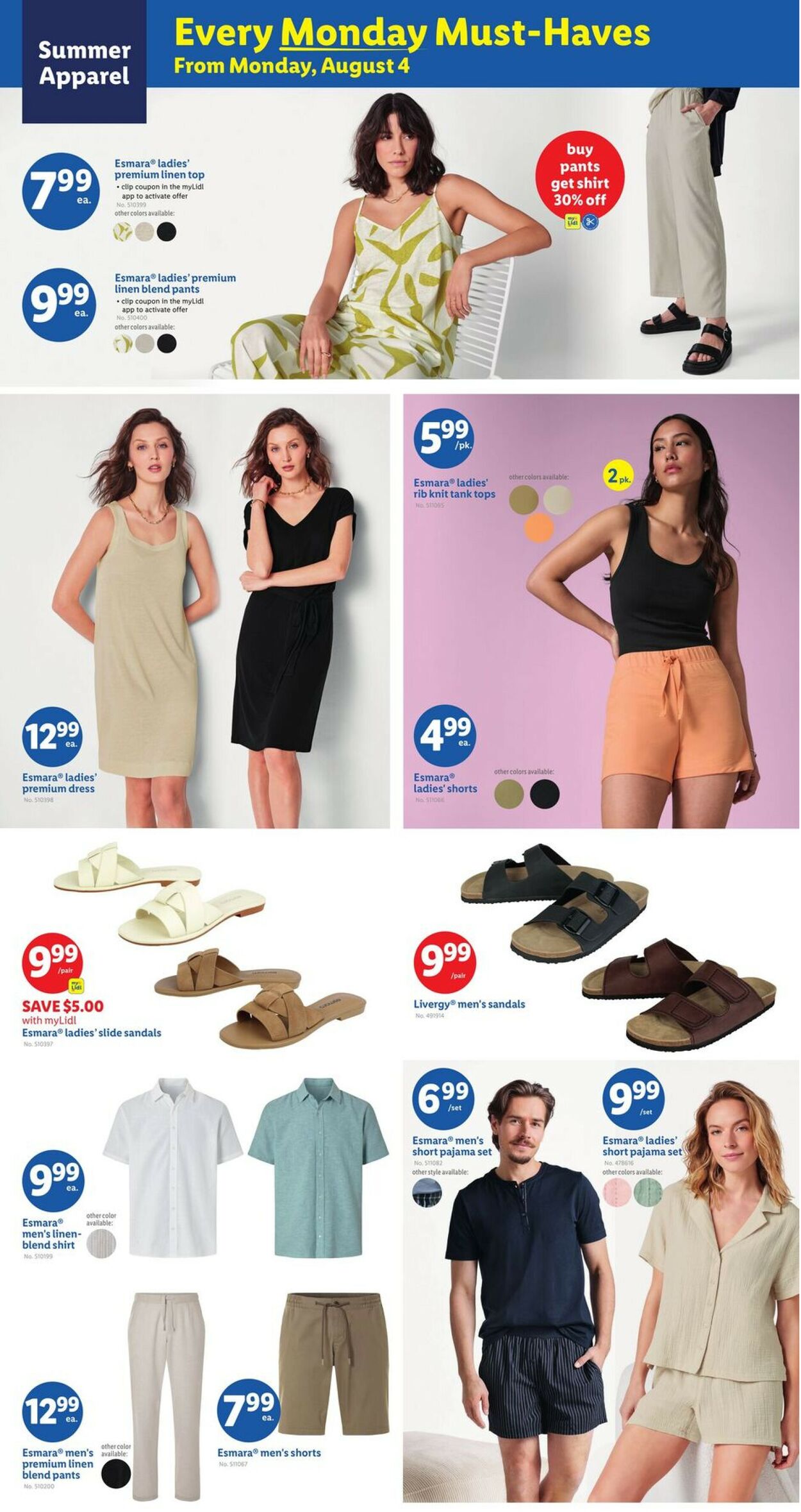 Catalogue Lidl from 07/30/2025