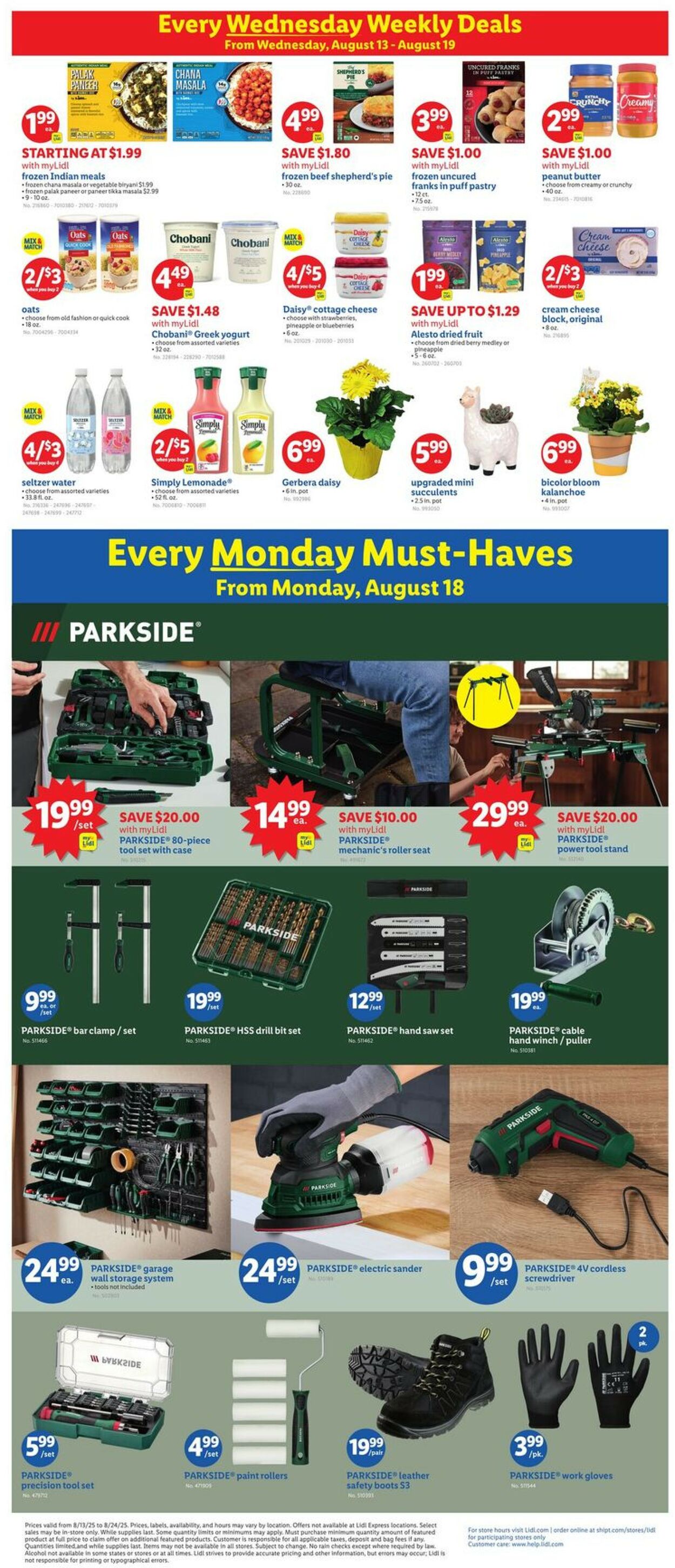 Catalogue Lidl from 08/13/2025