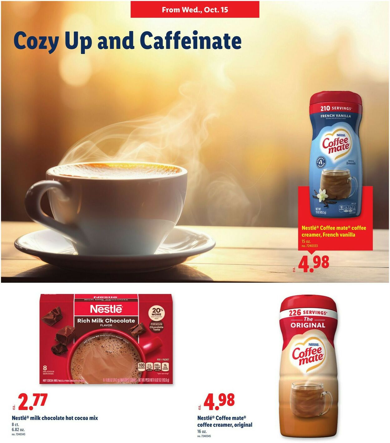 Catalogue Lidl from 10/15/2025