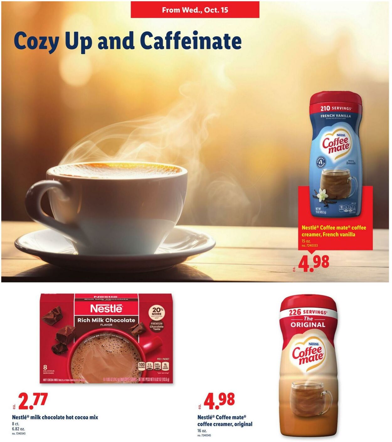 Catalogue Lidl from 10/15/2025