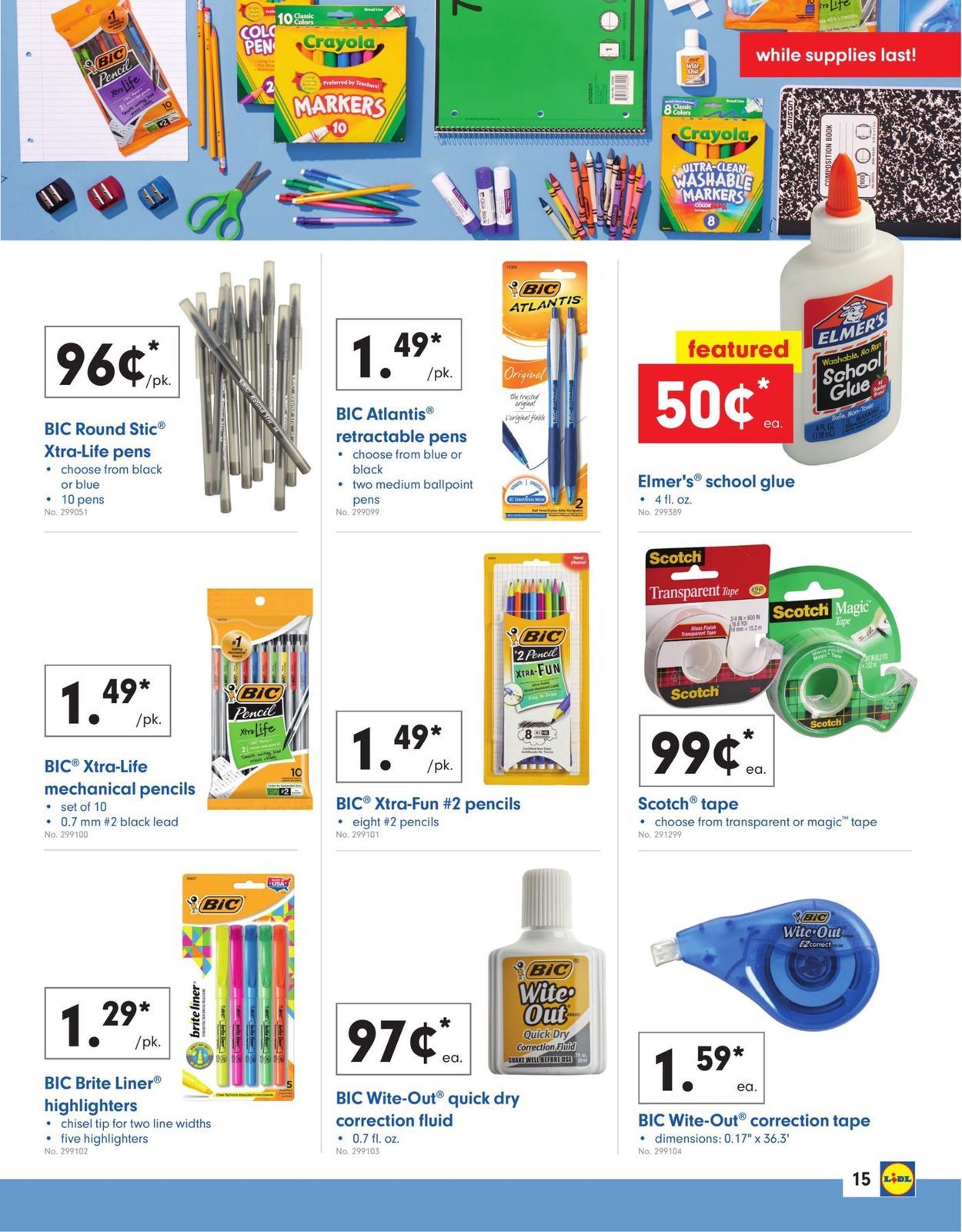 Catalogue Lidl from 08/07/2019