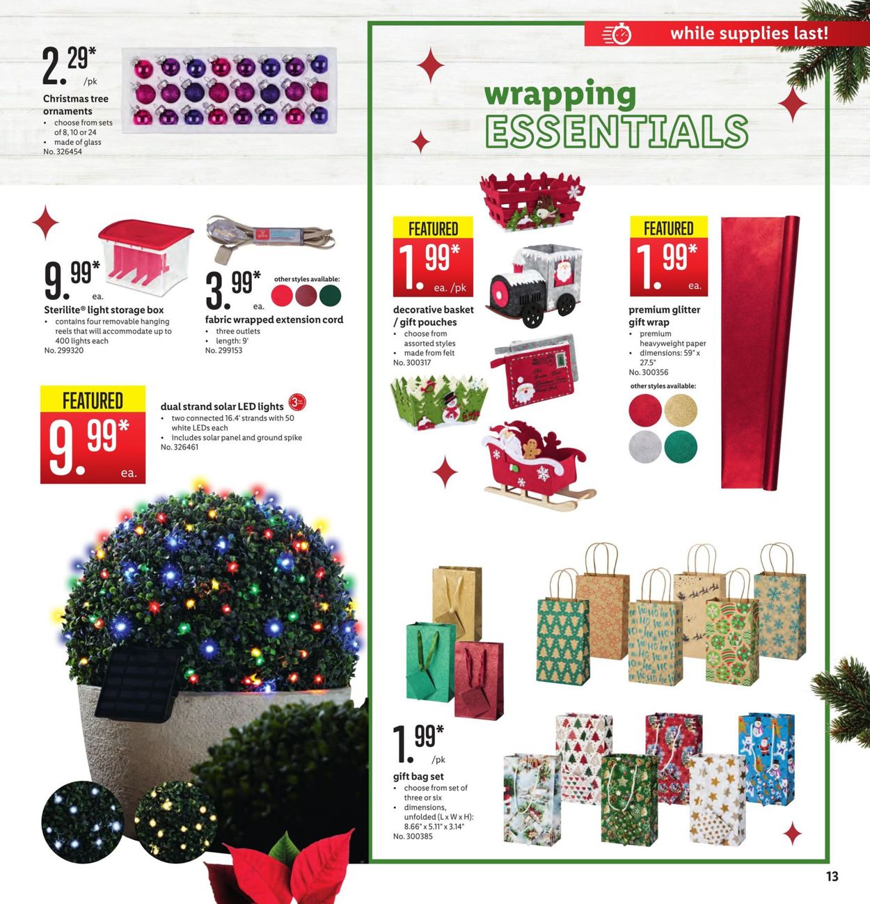 Catalogue Lidl - Christmas Ad 2019 from 11/13/2019